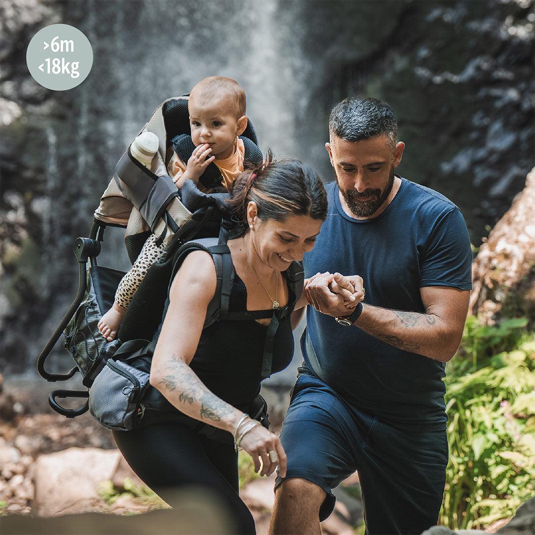 Babymoov Moov & Hike Baby Carrier & Raincover Bundle Set - Dune