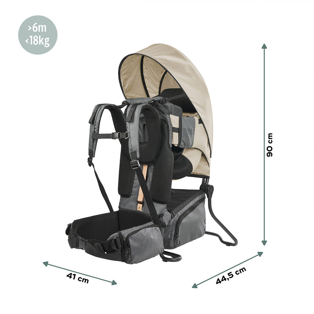 Babymoov Moov & Hike Baby Carrier & Raincover Bundle Set - Dune