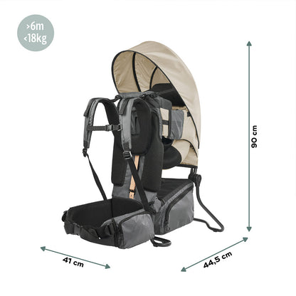 Babymoov Moov & Hike Baby Carrier & Raincover Bundle Set - Dune