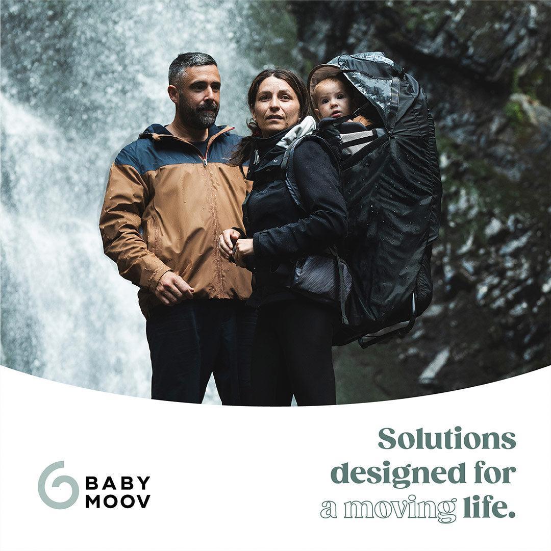 Babymoov Moov & Hike Baby Carrier & Raincover Bundle Set - Dune