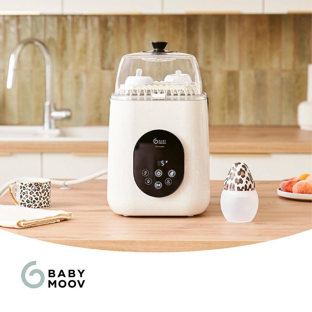 Babymoov NutriWash 4 in 1 Bottle Washer, Steriliser, Dryer & Storer - Mineral Beige