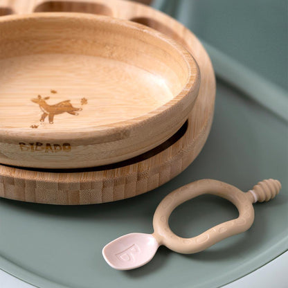 Bibado Dippit Multi-Stage Weaning Spoon + Dipper - Fawn