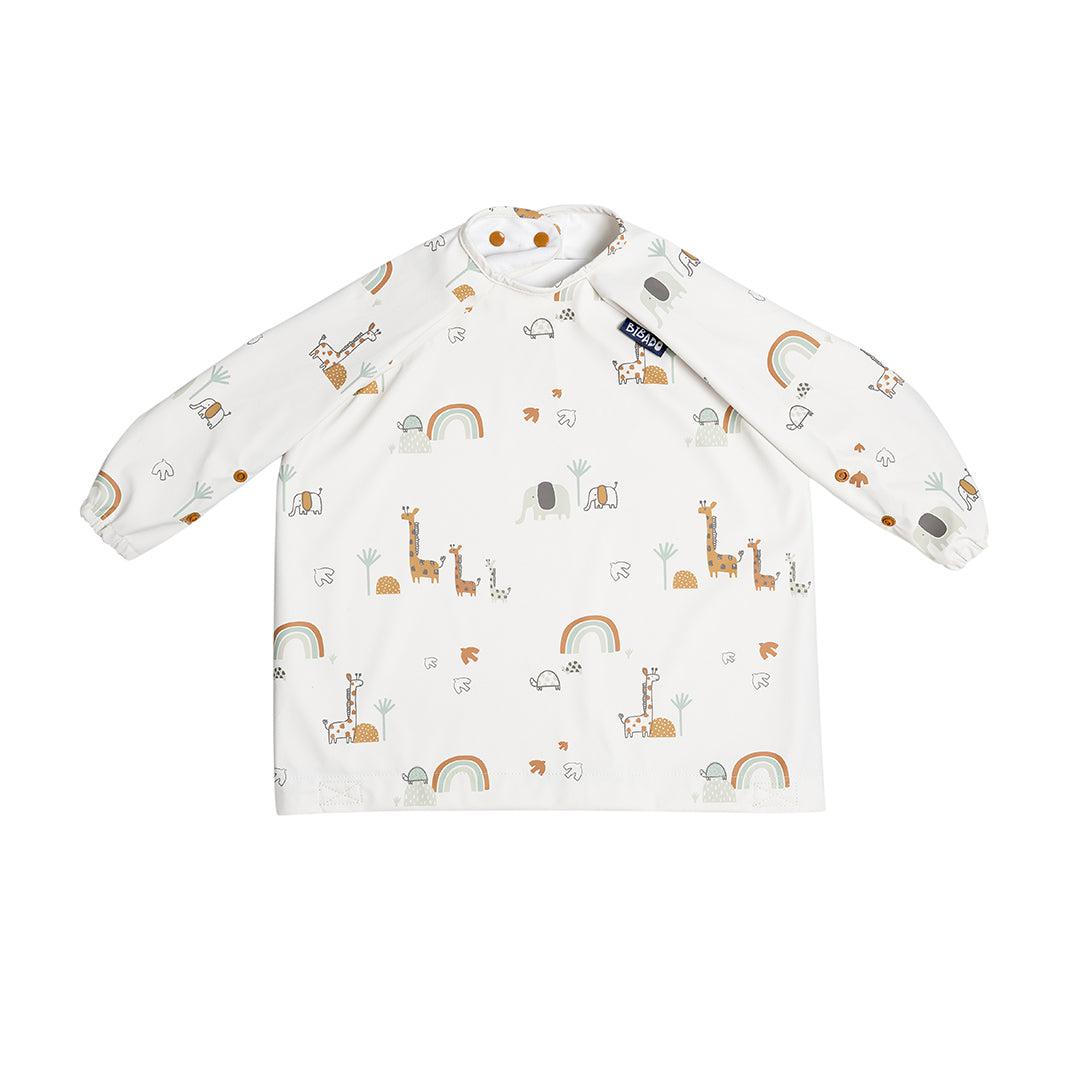Bibado Long Sleeve Coverall Weaning Bib - Serengeti Spaghetti