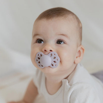 BIBS Infinity Symmetric Pacifier - Blush - Silicone