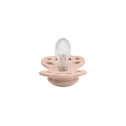 BIBS Infinity Symmetric Pacifier - Blush - Silicone