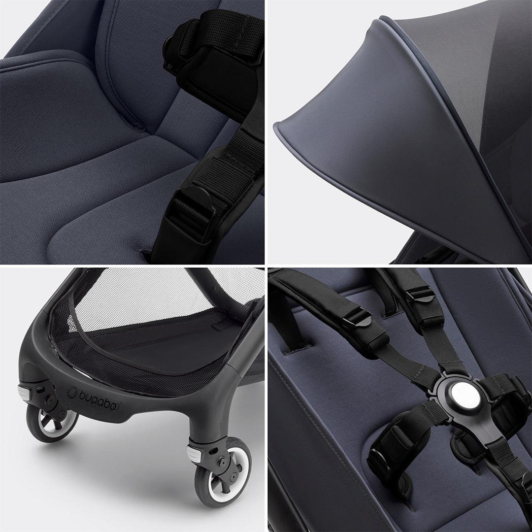 Bugaboo Butterfly Travel Pushchair - Black/Stormy Blue