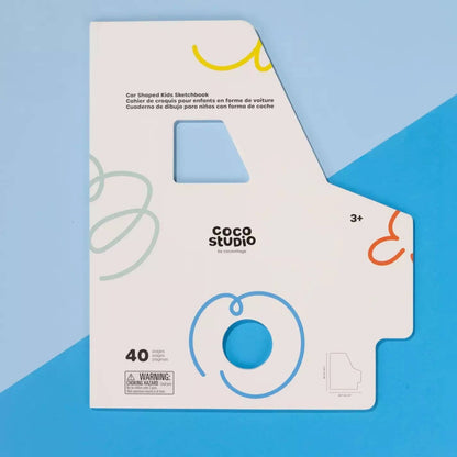 Car Shaped Kids Sketchbook (40pgs)