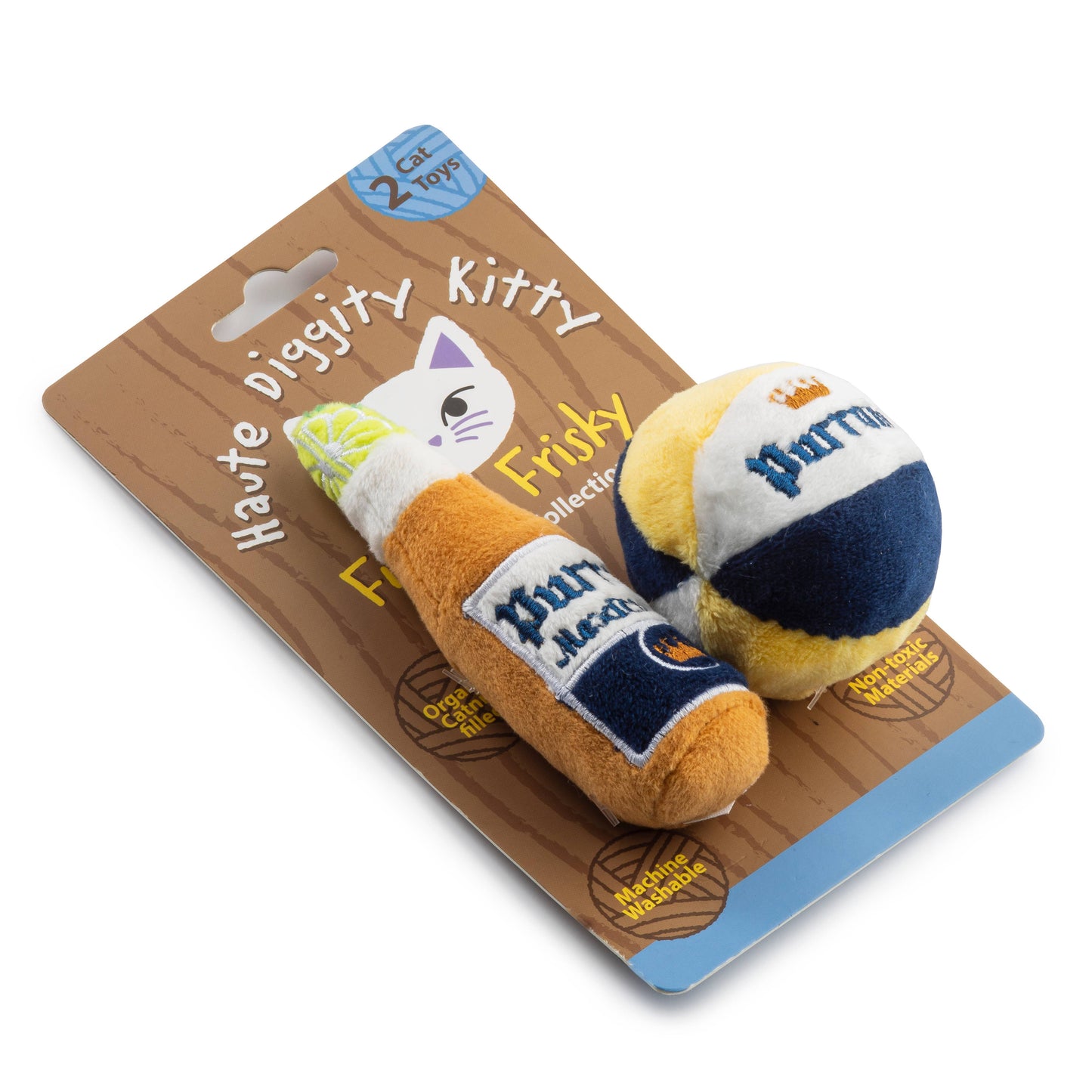 Haute Diggity Dog - Purrona (Bottle & Ball) Organic Catnip Toys