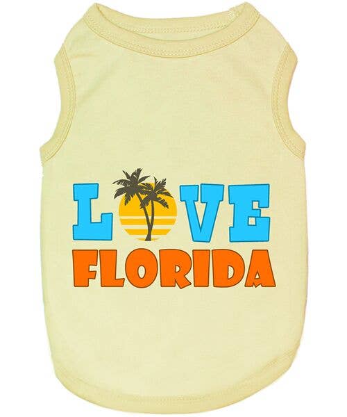 Parisian Pet® - Love Florida Dog T-Shirt
