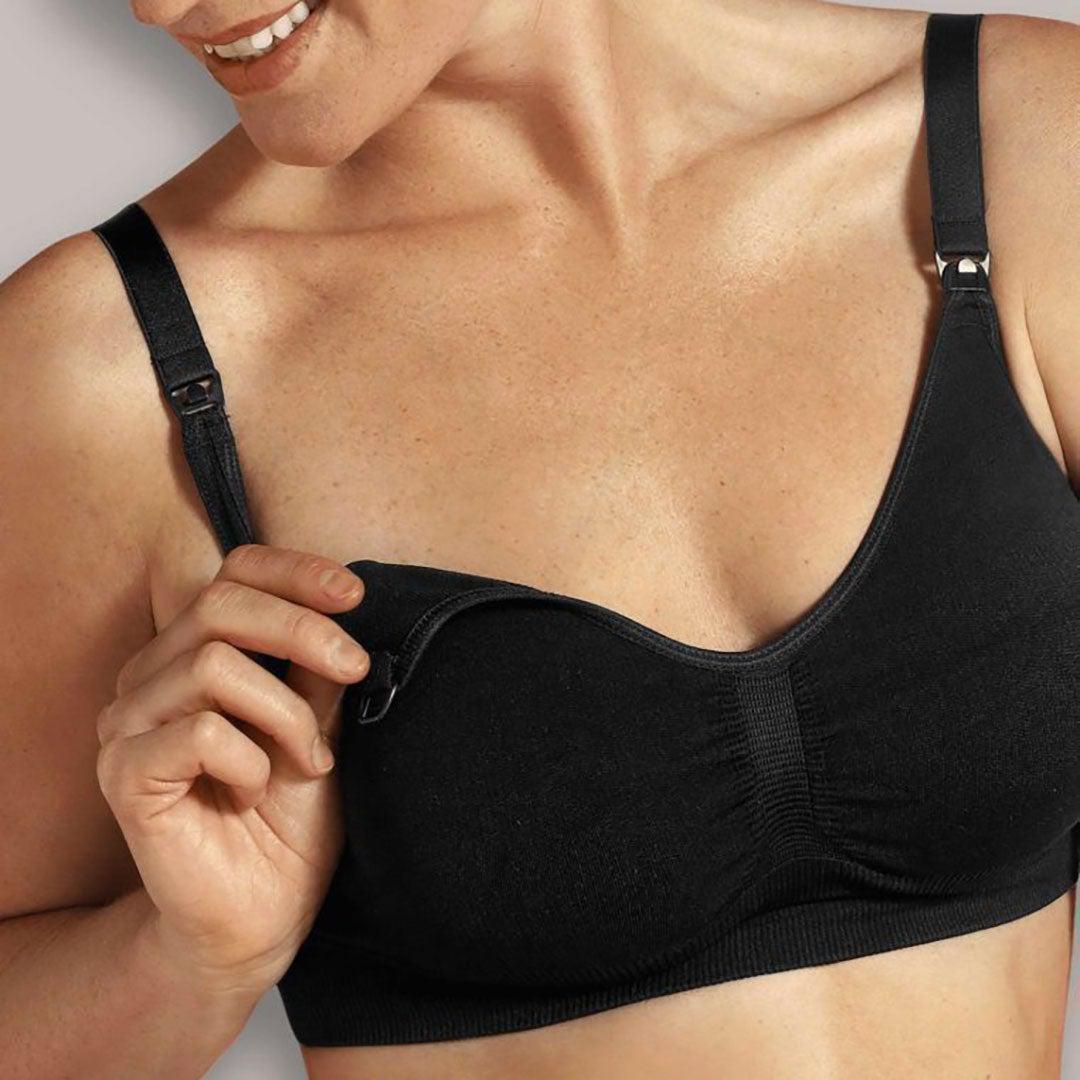 Carriwell Original Maternity + Nursing Bra - Black