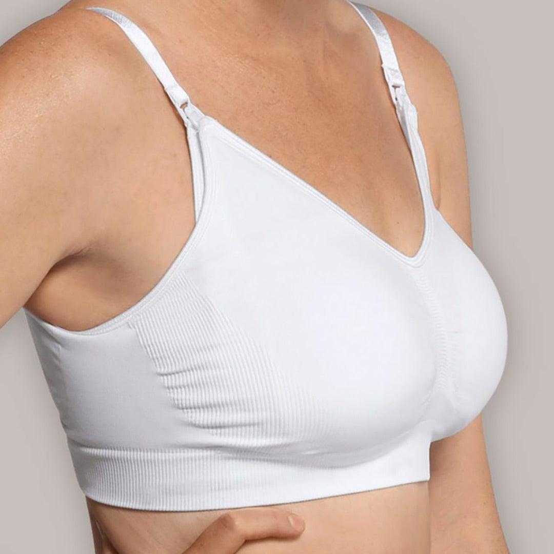 Carriwell Original Maternity + Nursing Bra - White