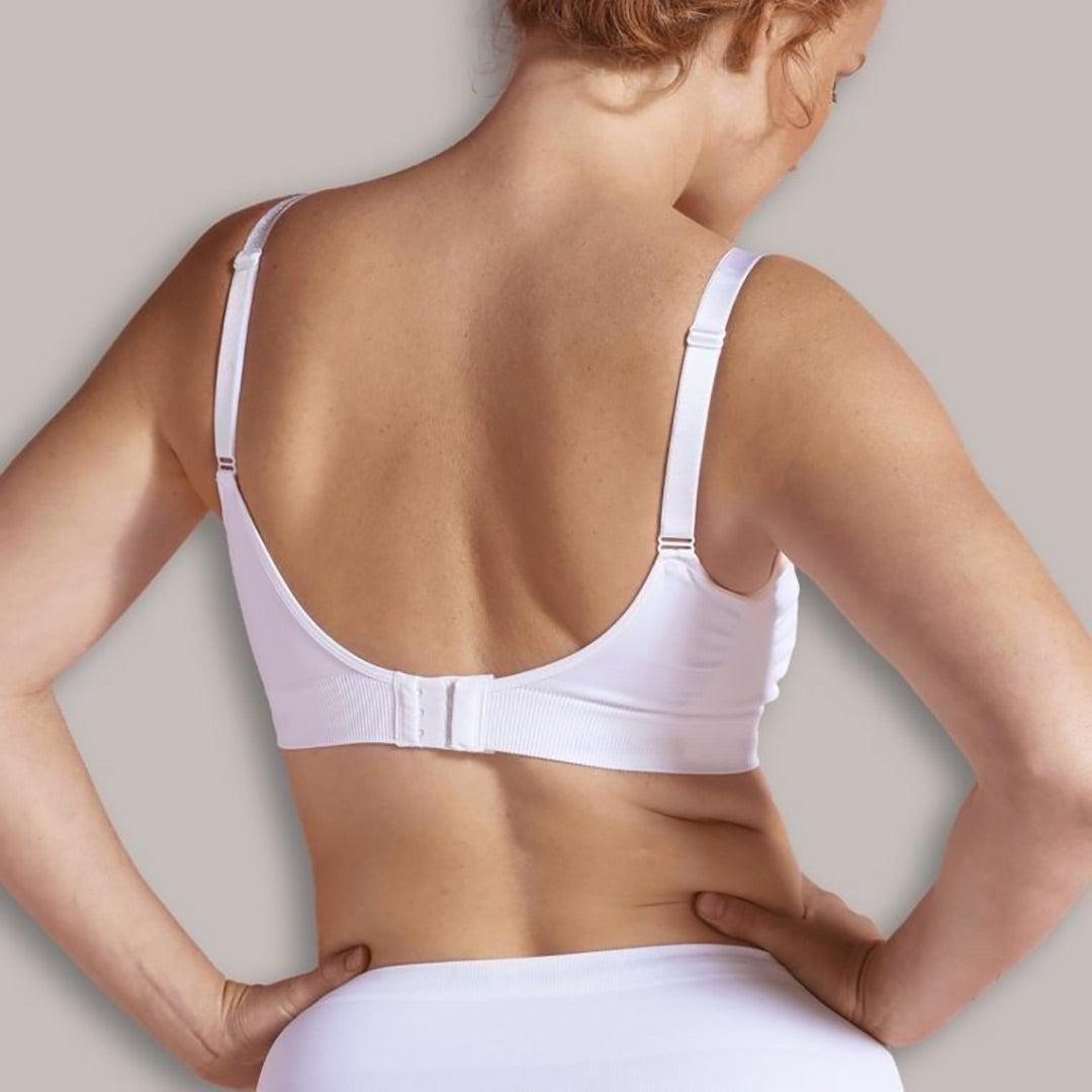 Carriwell Original Maternity + Nursing Bra - White