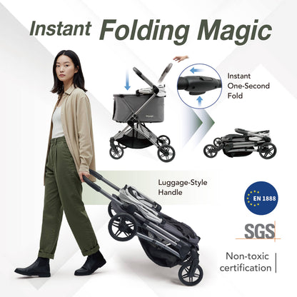 ibiyaya - Ibiyaya Maxi Deep Carriage Pet Stroller