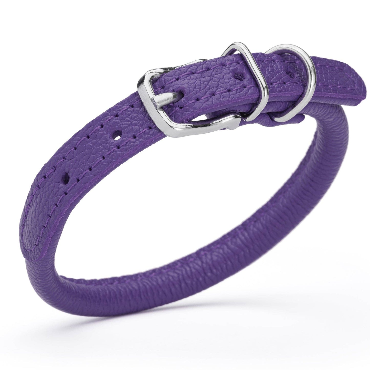 Dogline - Soft Leather Round Collar