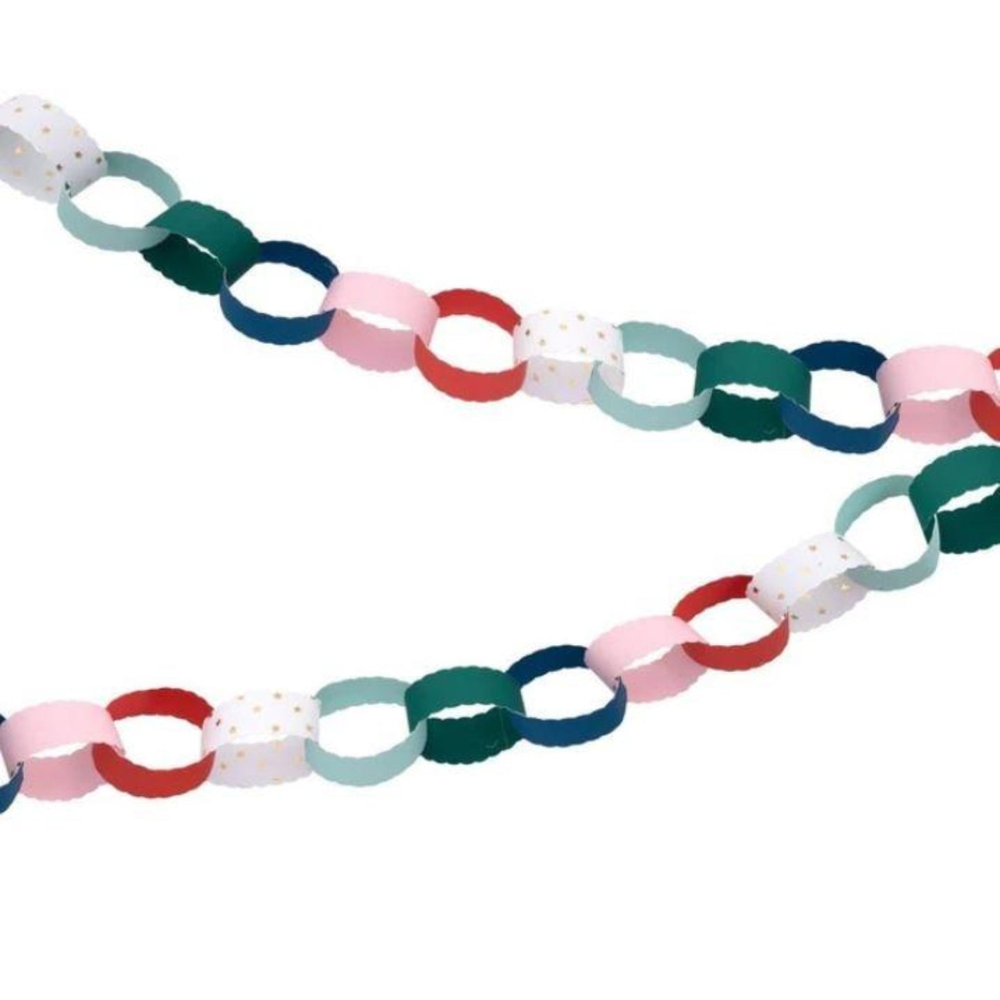 Scalloped Christmas Paper Chains