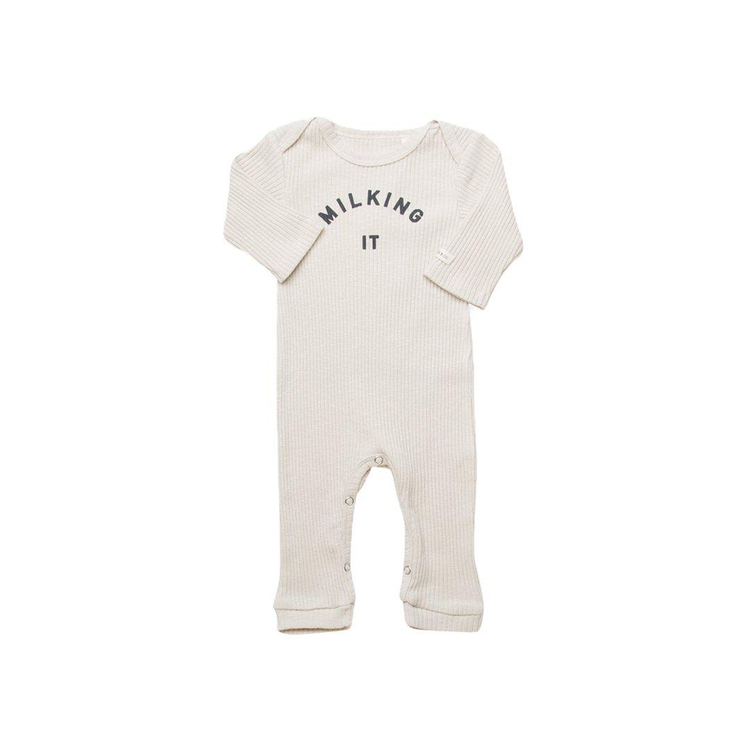 Claude & Co "Milking It" Onesie - Oat
