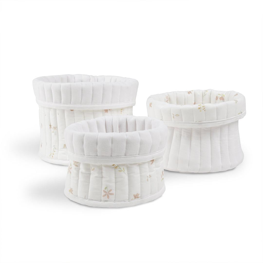 CuddleCo 3pk Storage Baskets - Cashmere Meadow