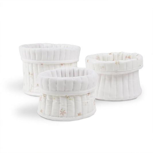 CuddleCo 3pk Storage Baskets - Cashmere Meadow
