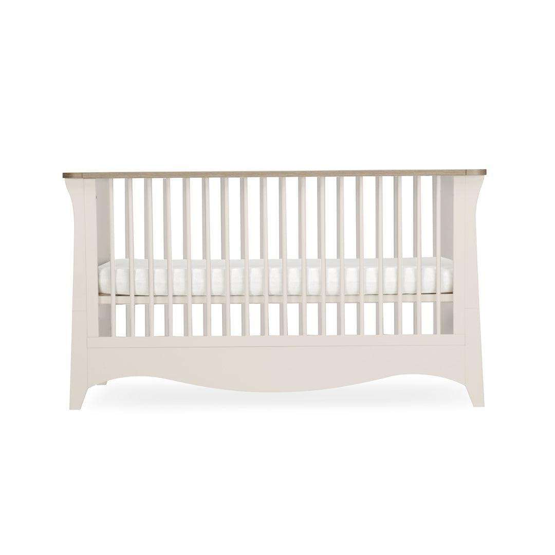 CuddleCo Clara 2 Piece Set 3-Drawer Dresser + Cot Bed  - Cashmere