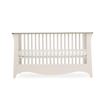 CuddleCo Clara 2 Piece Set 3-Drawer Dresser + Cot Bed  - Cashmere