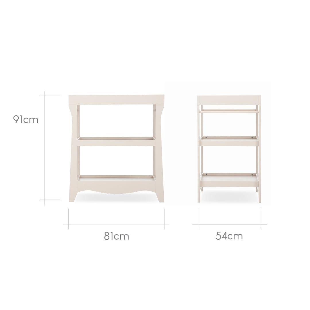 CuddleCo Clara Mini 2 Piece Nursery Furniture Set - Cashmere