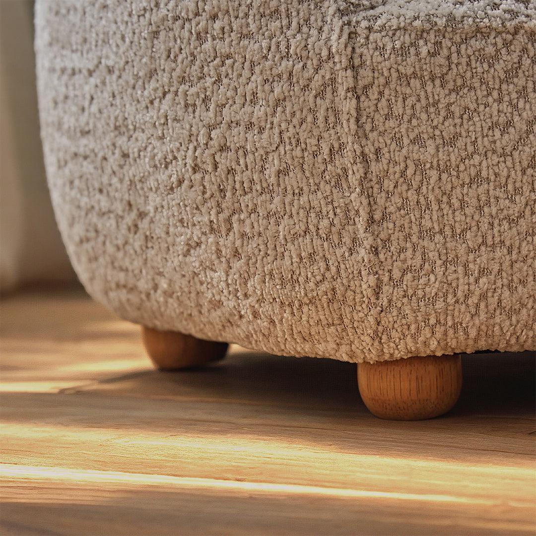 CuddleCo Bear Kids Chair - Boucle Mushroom