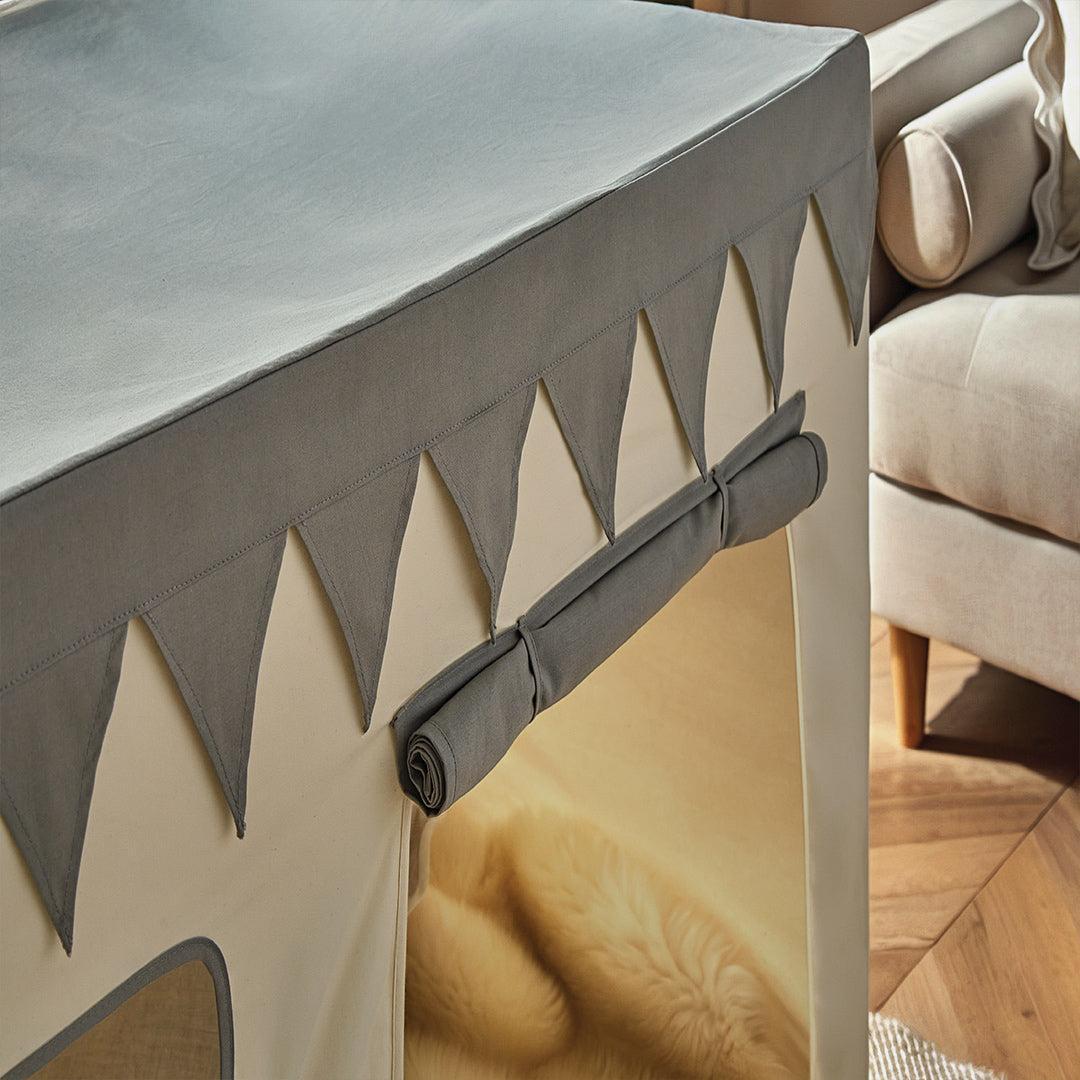CuddleCo Play House with Bunting - Sea Salt