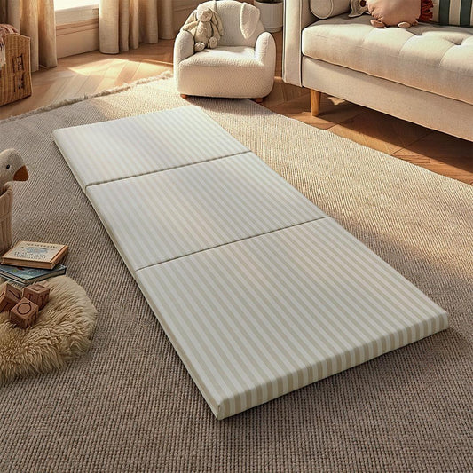 CuddleCo Tumble Play Mat 180 x 75cm - Cookie Stripe
