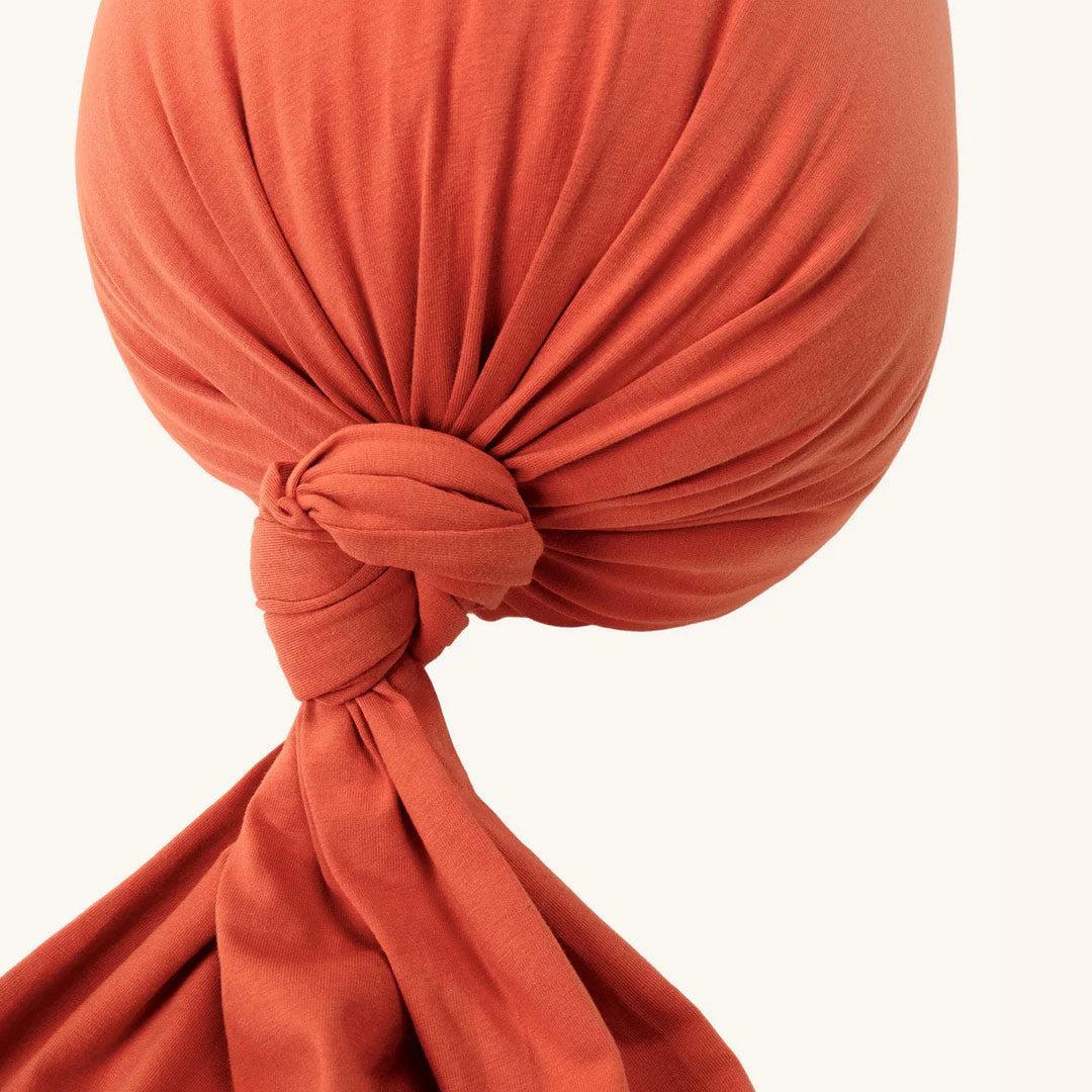 Cushy Puff Pregnancy Pillow Cover - Terracotta Red