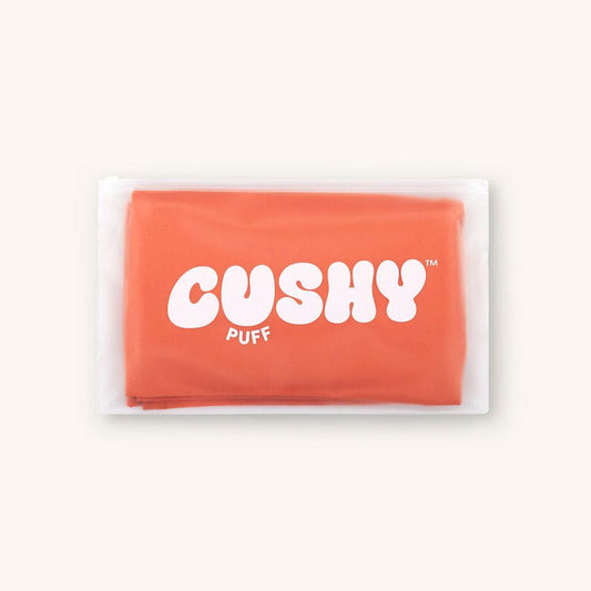 Cushy Puff Pregnancy Pillow Cover - Terracotta Red