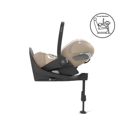 CYBEX Cloud T i-Size Plus Car Seat - Cozy Beige