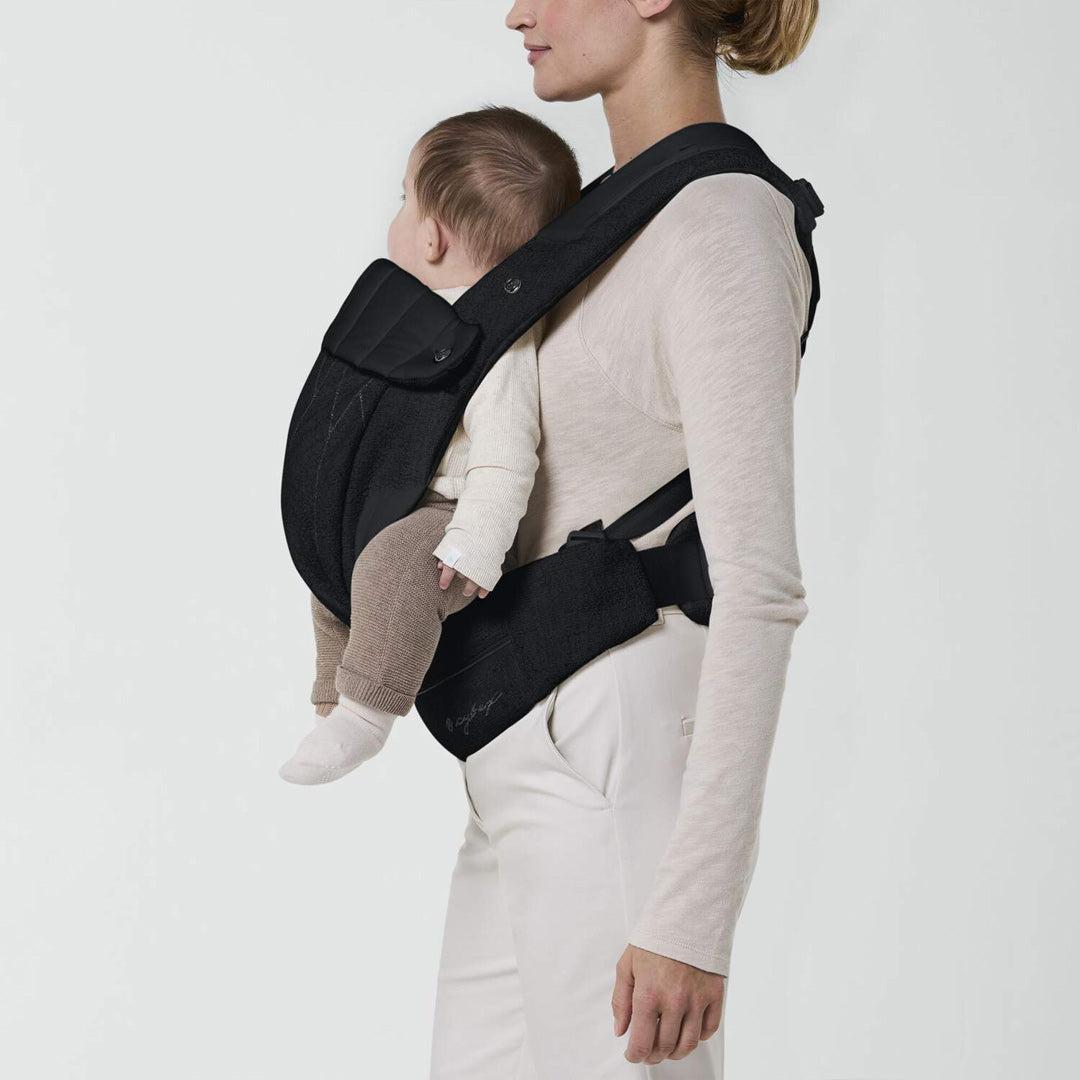 CYBEX Coya Baby Carrier - Stone Black (Bouclé)