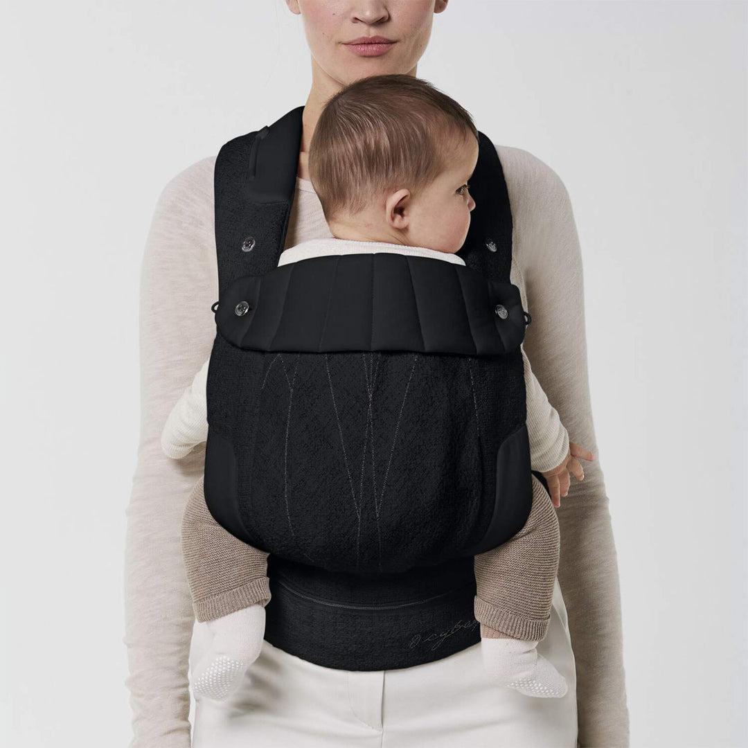 CYBEX Coya Baby Carrier - Stone Black (Bouclé)