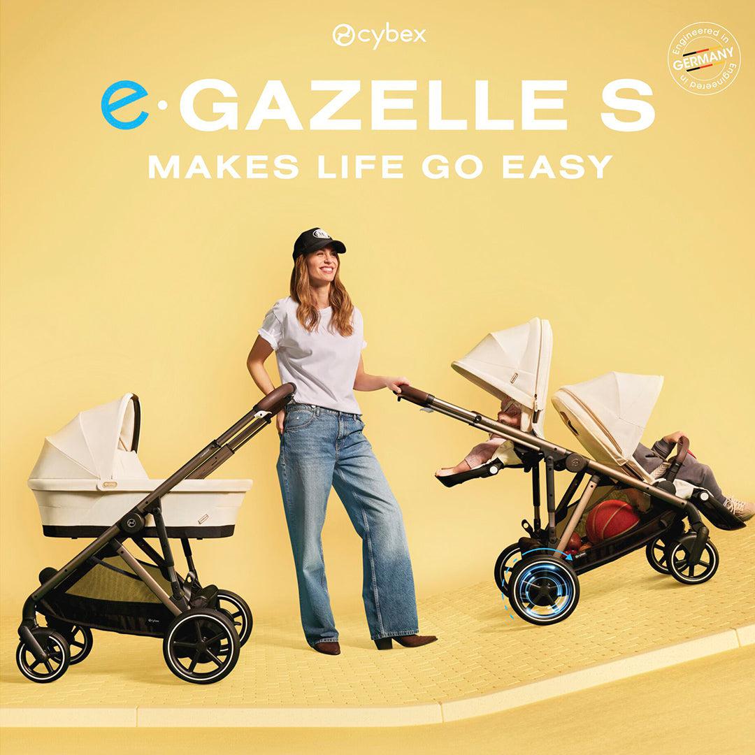 CYBEX e-Gazelle S Pushchair - Moon Black