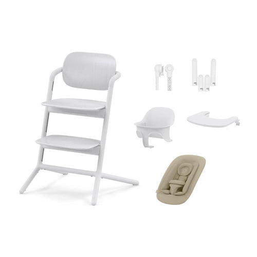 CYBEX LEMO 4-in-1 Highchair Set - White