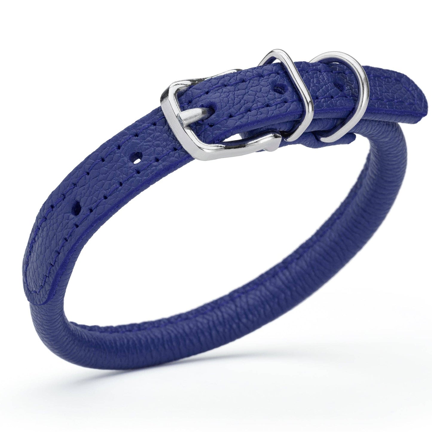 Dogline - Soft Leather Round Collar