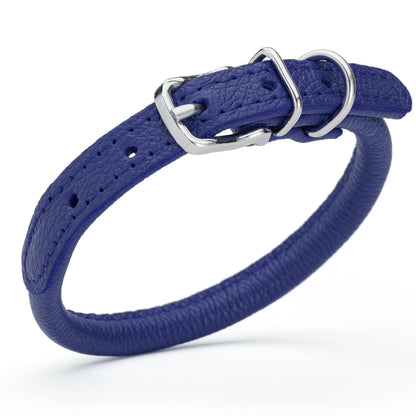 Dogline - Soft Leather Round Collar