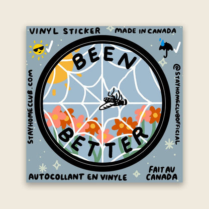 Been Better (Spiderweb) | Waterproof Vinyl Sticker