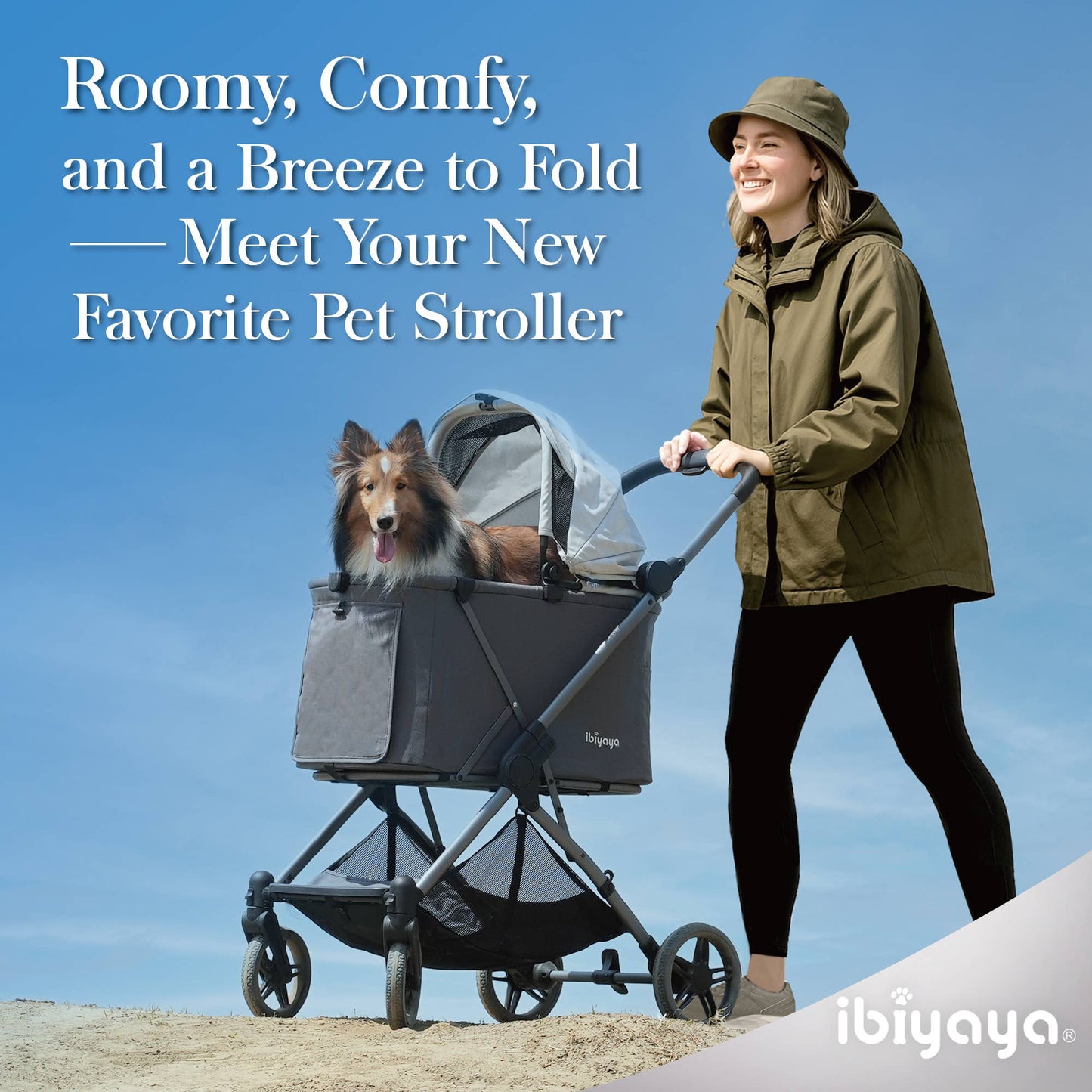 ibiyaya - Ibiyaya Maxi Deep Carriage Pet Stroller