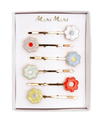 Daisy Enamel Hair Slides