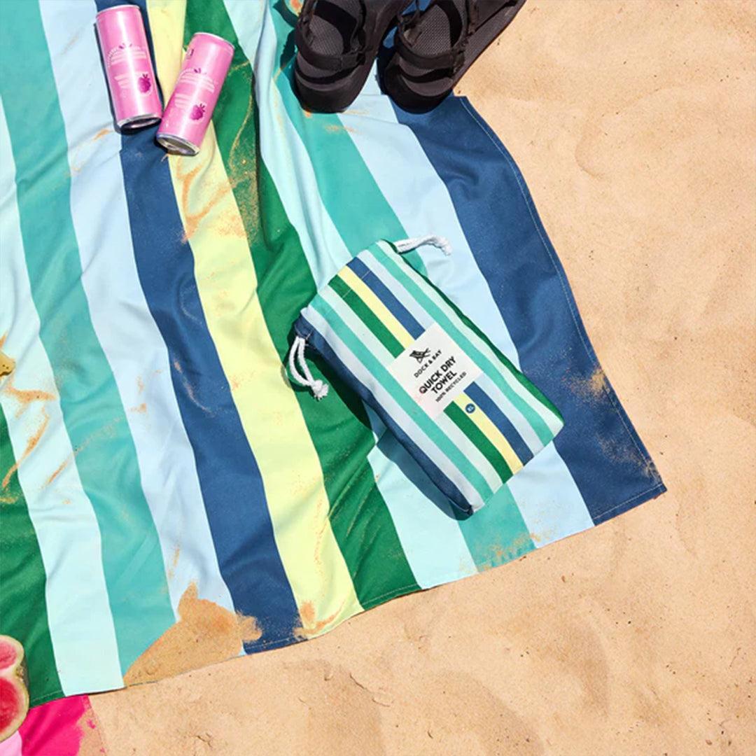 Dock & Bay Adults Beach Towel - Cool Lagoon