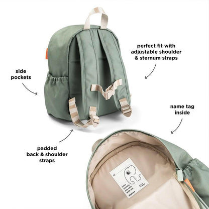 Done by Deer Kids Backpack - Playground Green