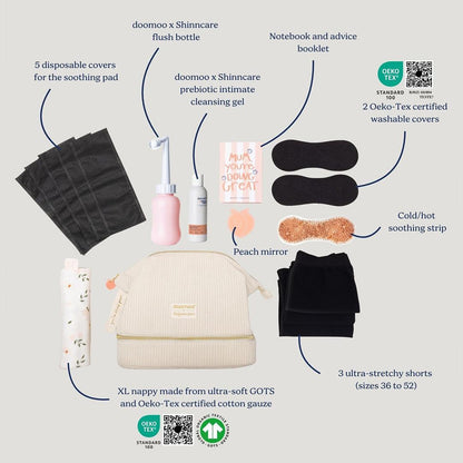 Doomoo Vanity - Post Partnum/Hospital Bag Kit - Cream