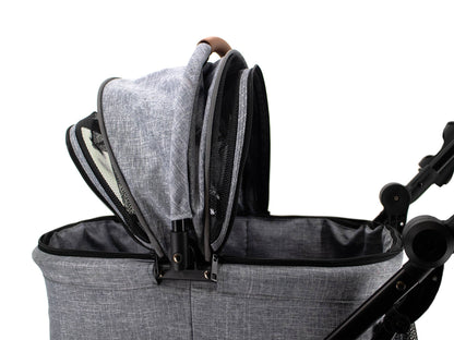 Petique, Inc - 3-in-1 Tri-Fold Pet Stroller