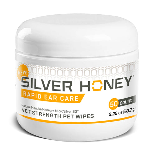 Absorbine Pet - Silver Honey Rapid Ear Care Pet Wipes 50ct.