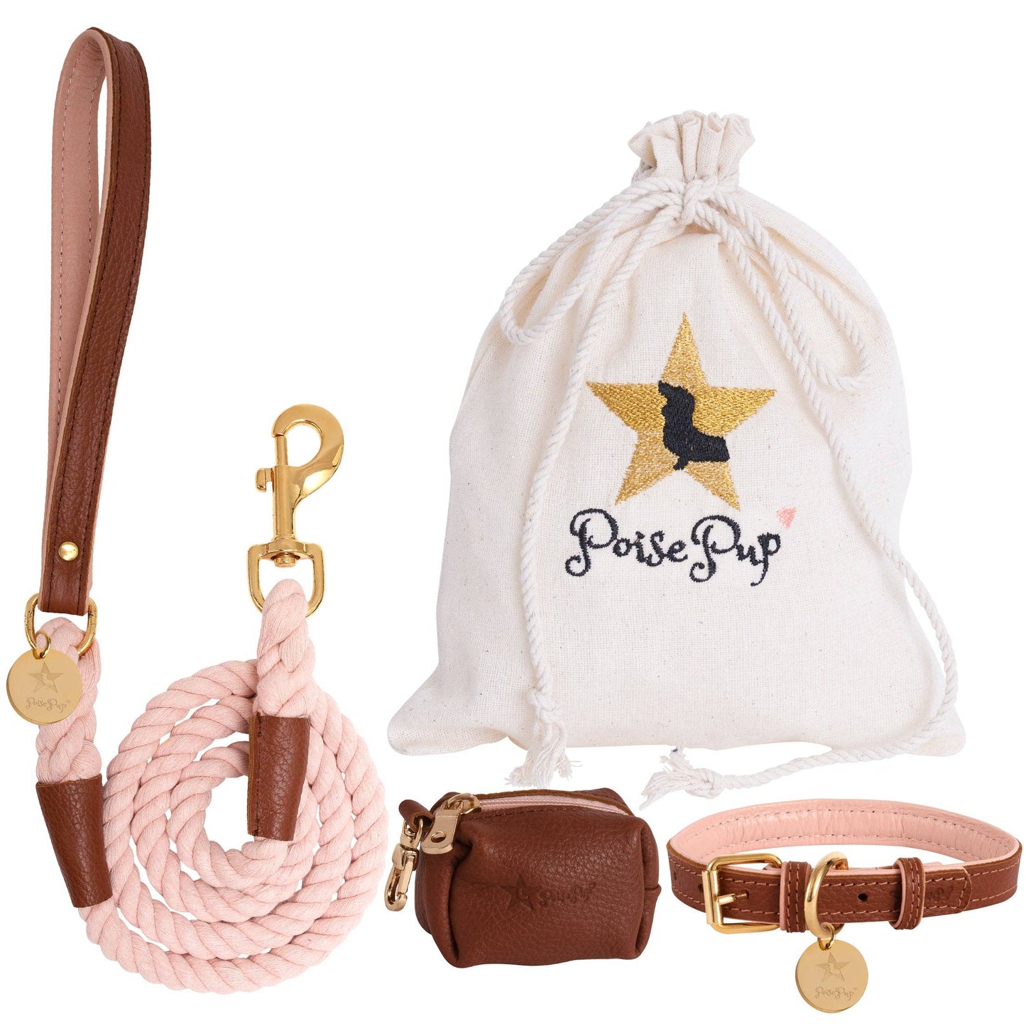 PoisePup - WASTE BAG HOLDER - BELLA ROSE