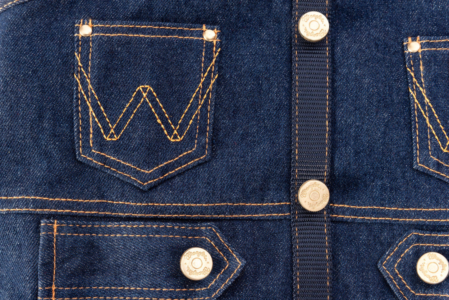 Lexington Pet & Wrangler Pet - Wrangler Denim Vest Harness Dark Wash