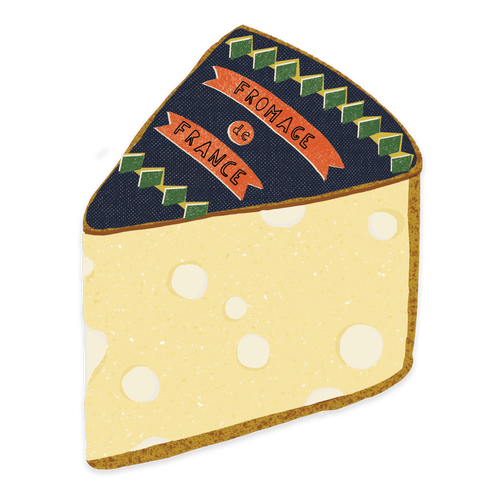 Cheese sticker