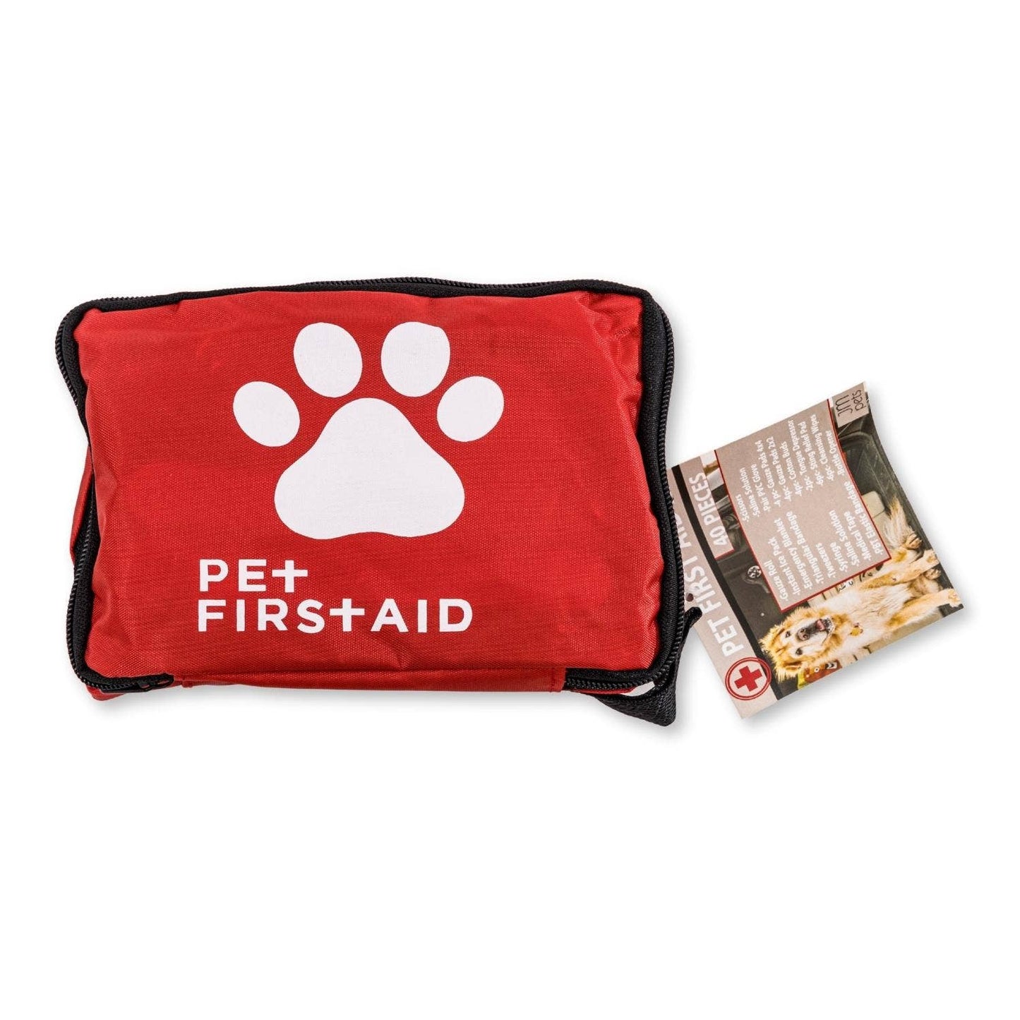 Jojo Modern Pets - Comprehensive 40-Pc Pet First Aid Kit for Travel & Safety