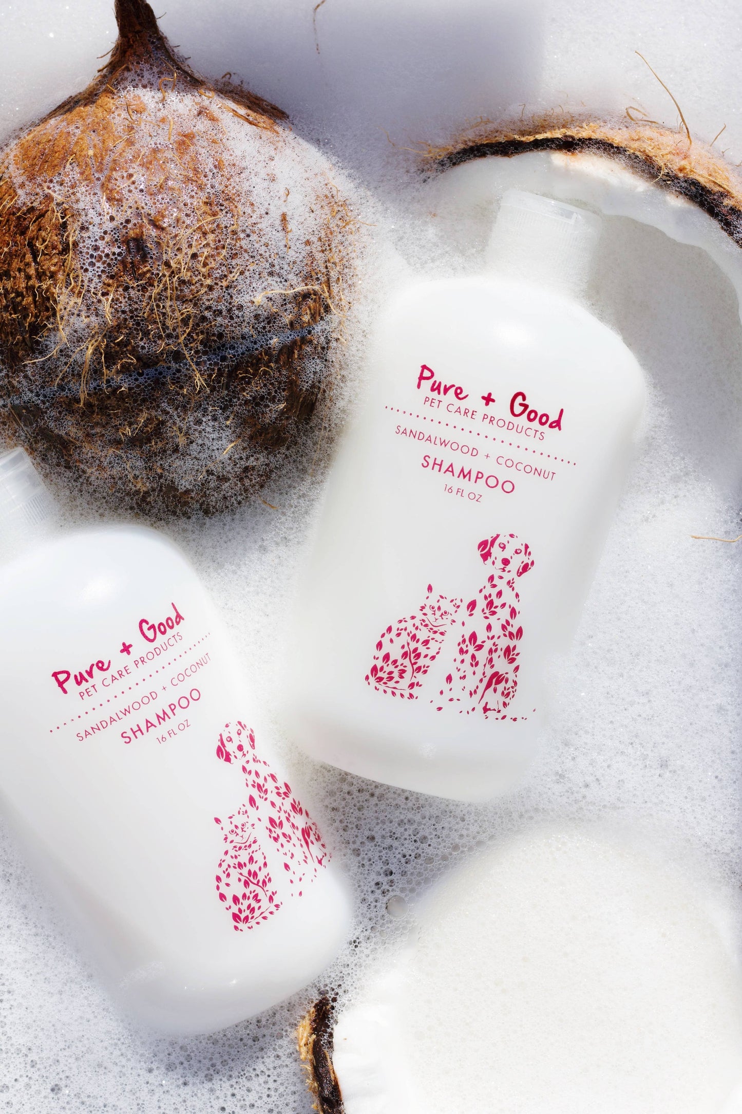 Pure + Good - Dog & Cat Shampoo: Sandalwood + Coconut